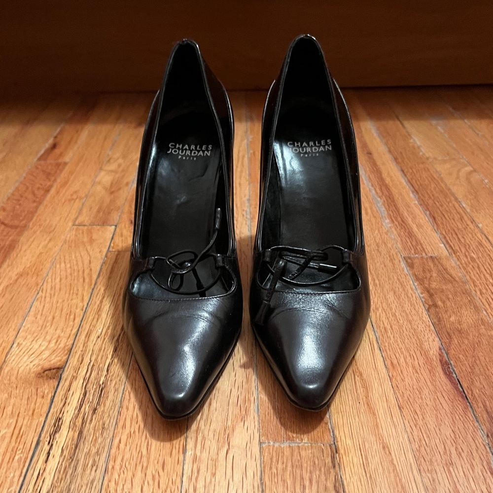 Charles Jourdan Black Heels